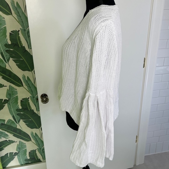 Free People Sweaters Free People Damsel Bell Flare Sleeve Knit Sweater M - Picture 11 of 13